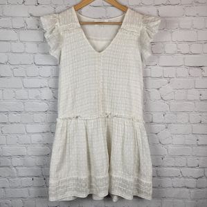 Steele. Gauzy Cotton Mini Dress